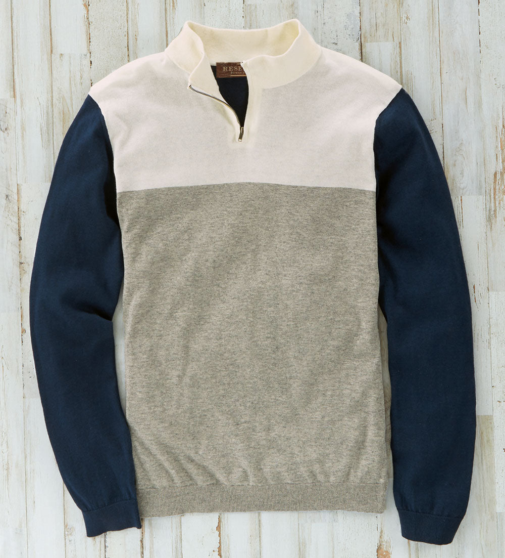 Reserve Colorblock Quarter-Zip Pullover