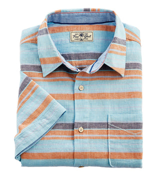 True Grit Baja Stripe Short Sleeve Sport Shirt