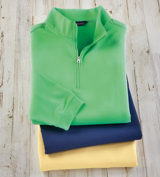 Scott Barber Tech Pique Quarter-Zip Pullover