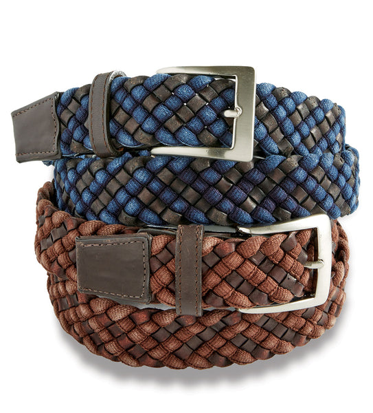 w.kleinberg Leather Cloth Braid Belt – Patrick James