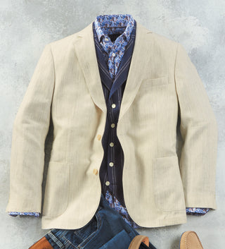 Patrick James Herringbone Sport Coat