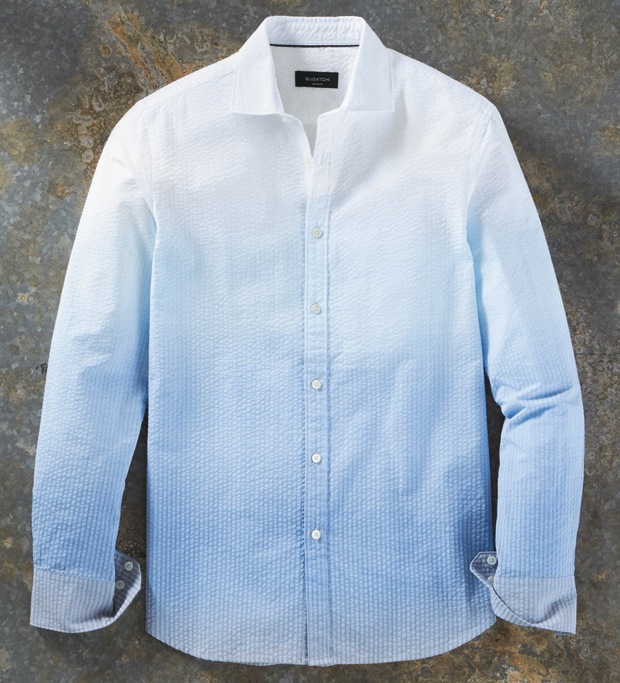 Bugatchi Seersucker S/S Shirt