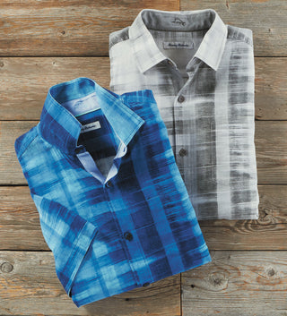 Tommy Bahama Shibori Bay Camp Shirt