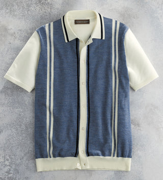 Stenstroms Stripe Short Sleeve Knit