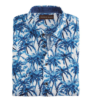 Patrick James Palm Print Shirt