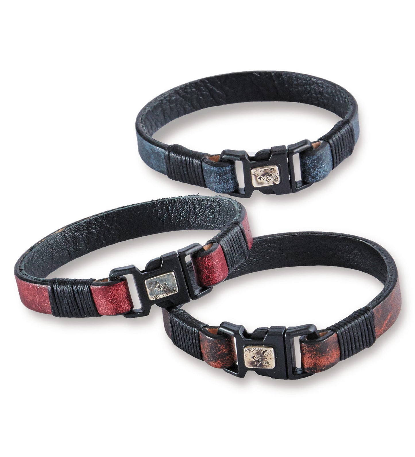 Kenton Michael Rustic Leather Bracelet