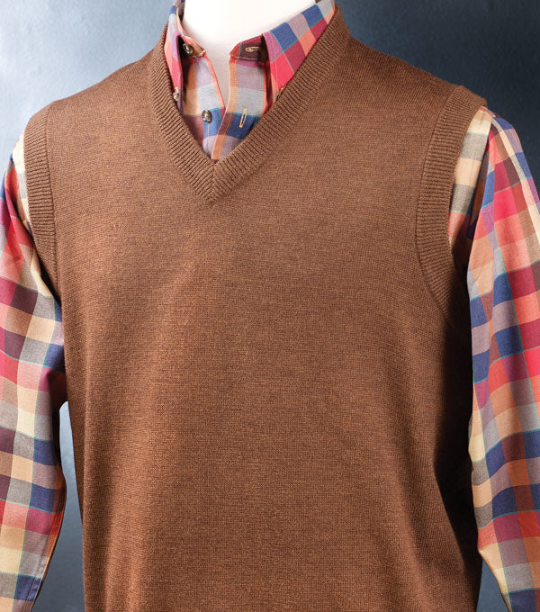 Viyella V-Neck Sweater Vest – Patrick James