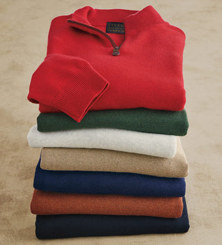 Viyella Quarter-Zip Sweater