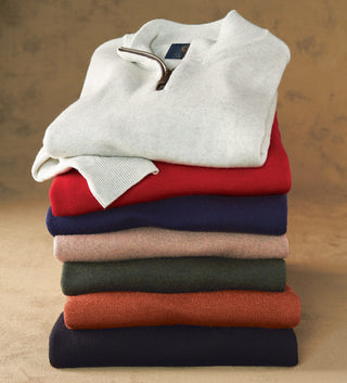 Viyella Quarter-Zip Sweater