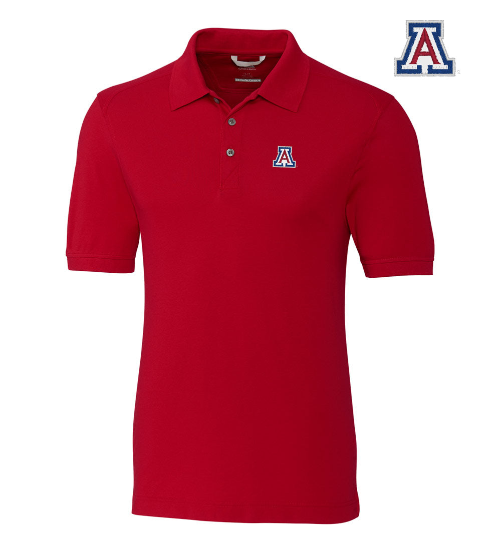 Cutter & Buck University of Arizona Cotton+ Advantage Short Sleeve Polo