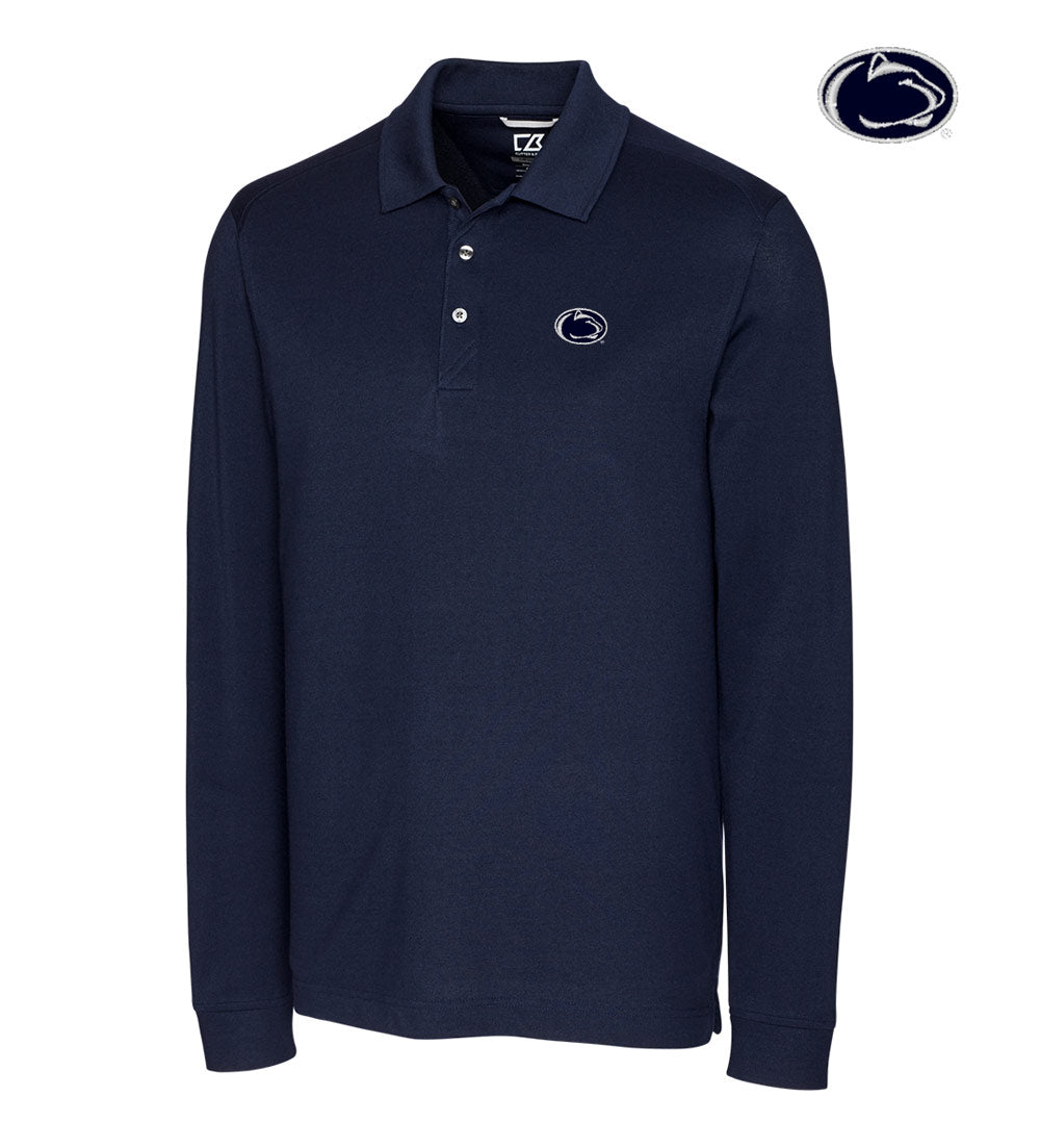 Cutter & Buck Penn State University Cotton+ Advantage Long Sleeve Polo