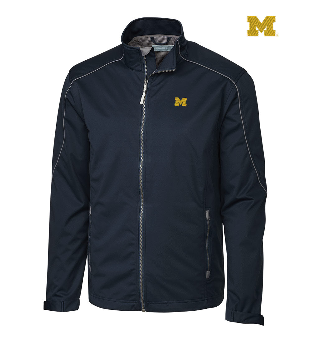 Cutter & Buck University of Michigan WeatherTec Softshell Jacket
