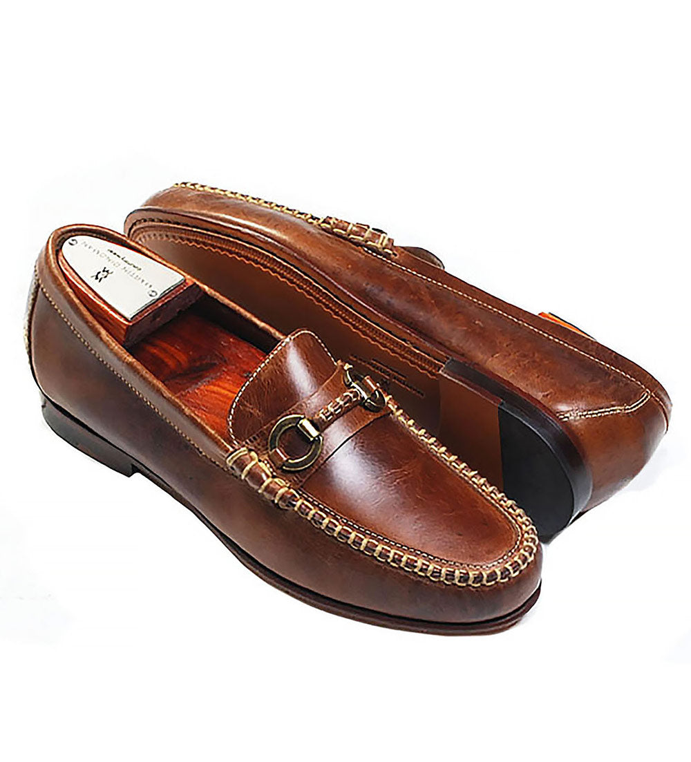 Martin Dingman Old Row Horse Bit Leather Loafer