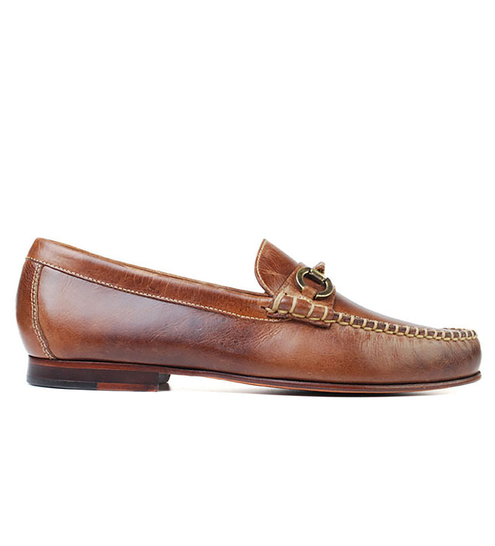 Martin Dingman Old Row Horse Bit Leather Loafer