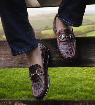 Martin Dingman Saxon II Horse Bit Loafer