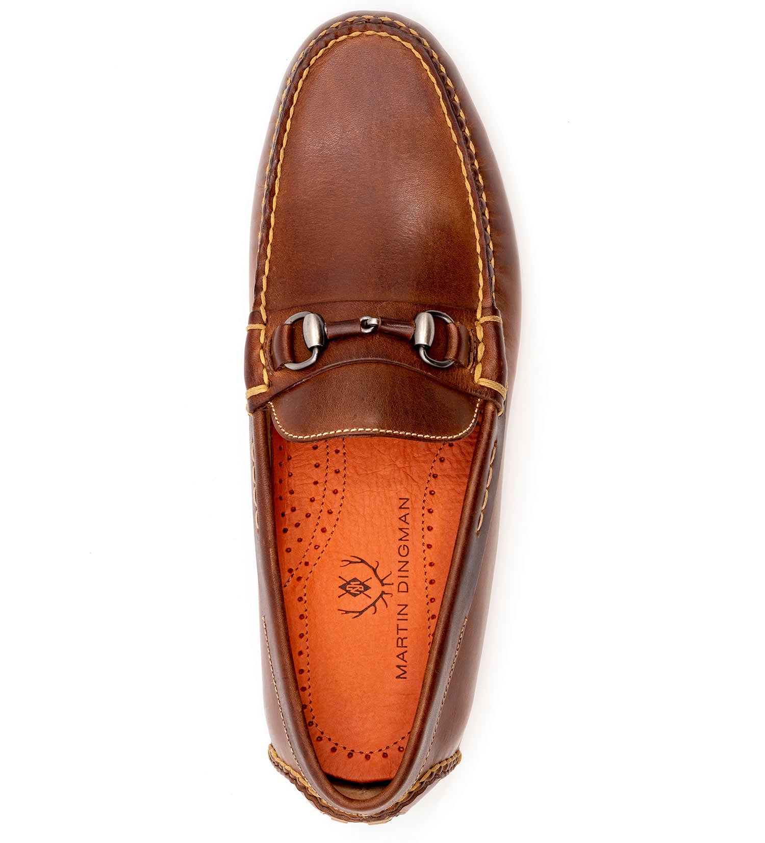 Martin Dingman Monte Carlo Bit Men's Shoes Chestnut : 9.5 M